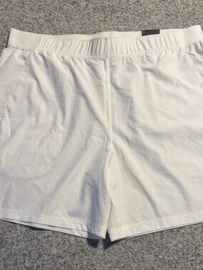 Men's Prince Tennis 7" Match 7in Woven Athletic Shorts Sz XXL White NWT
